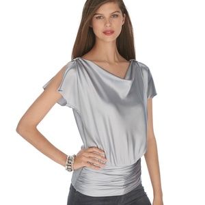 White House Black Market Size L Blouse Top